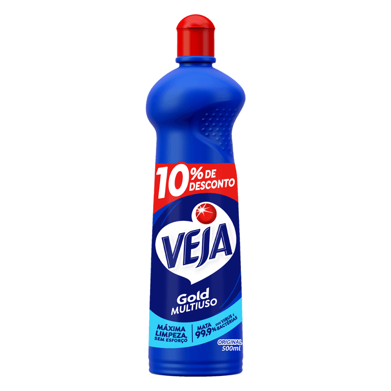Limpador Veja Multiuso Original Squeeze 500ml 10 de Desconto
