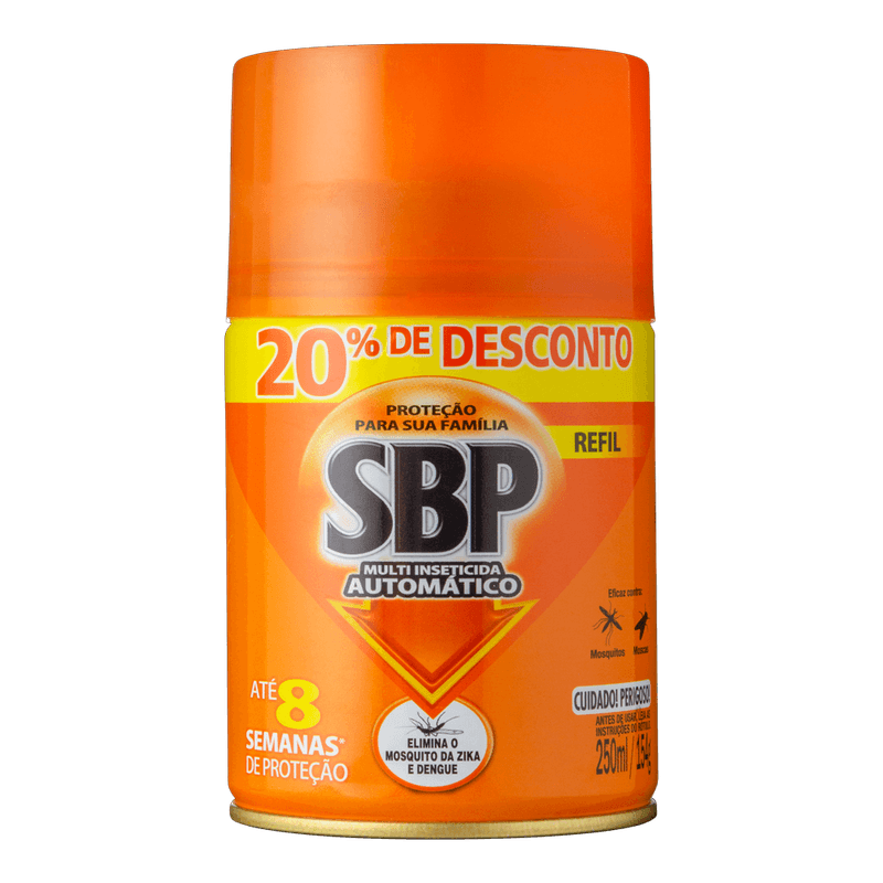 Inseticida SBP Multi Automtico 20 de Desconto Refil 250ml