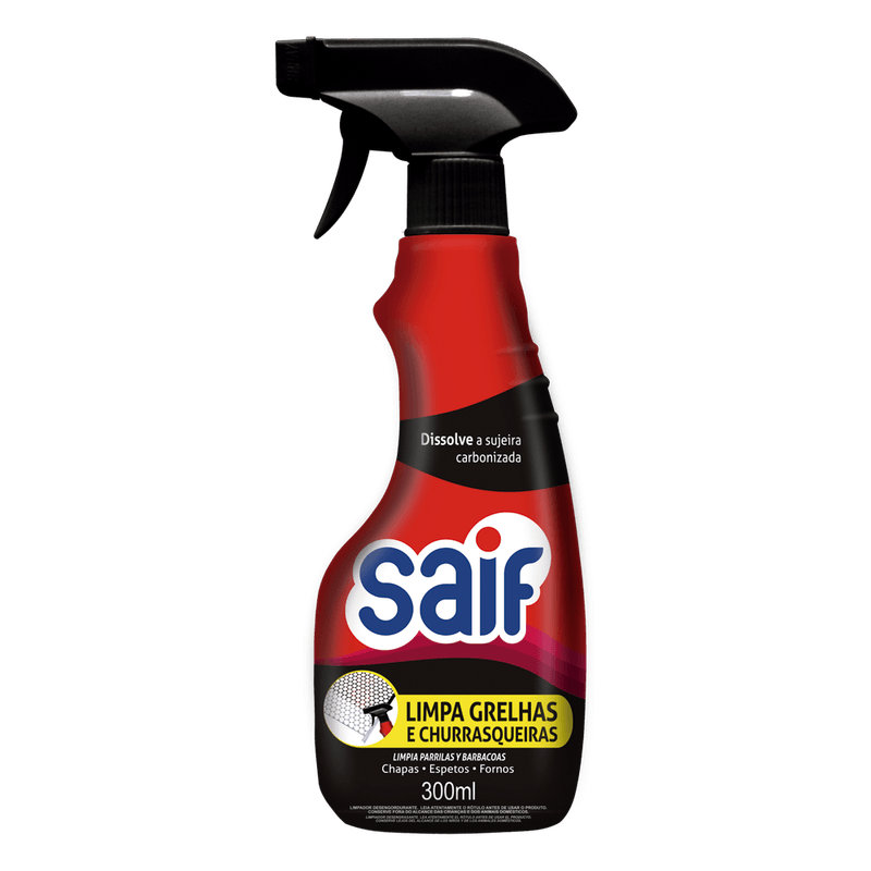 Limpa GrelhasChurrasqueiras Saif Gatilho 300ml
