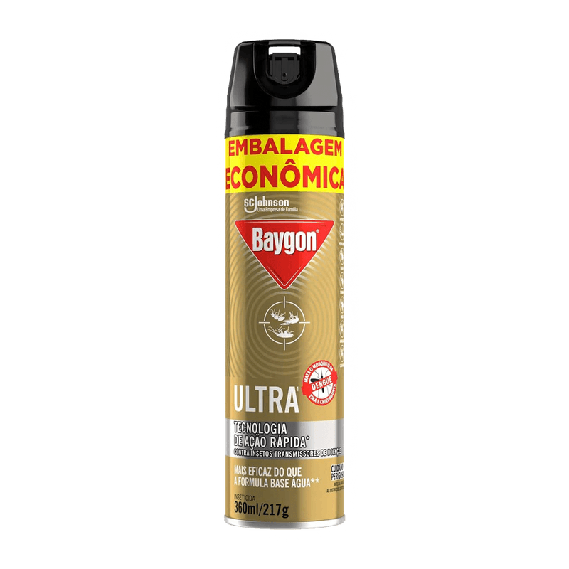 Inseticida Baygon Ultra Embalagem Econmica Aerossol 360ml