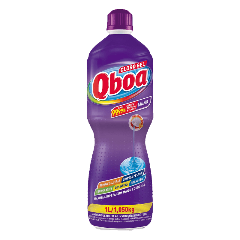 Cloro Gel Qboa Lavanda 1L