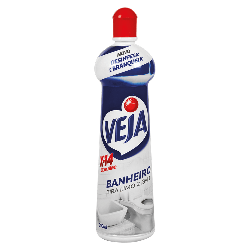 Limpador Veja X14 Tiralimo 2 em 1 500ml