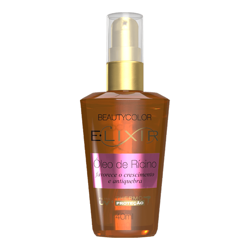 leo Capilar Elixir Rcino Favorece o Crescimento e Antiquebra Pump 40ml