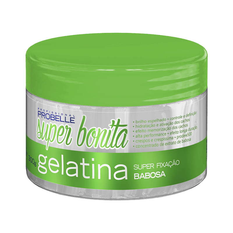 Gelatina Capilar Probelle Super Bonita Babosa Super Fixao 300g