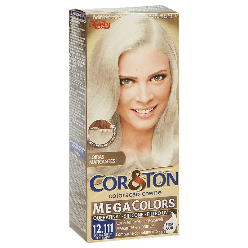 Tintura Creme Cor Ton 12111 Louro Super Platinado