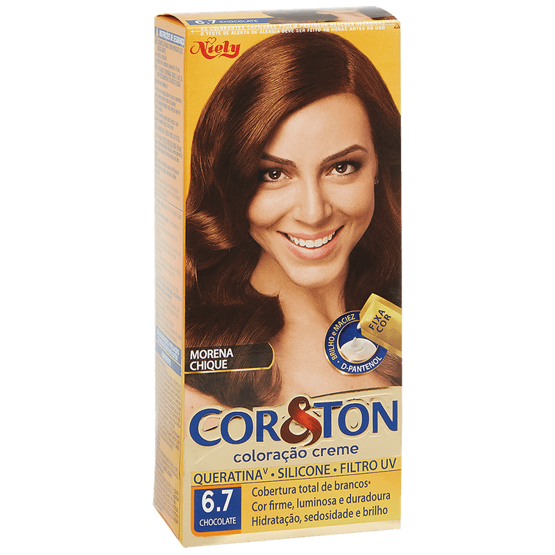 Tintura Creme Cor Ton 67 Chocolate