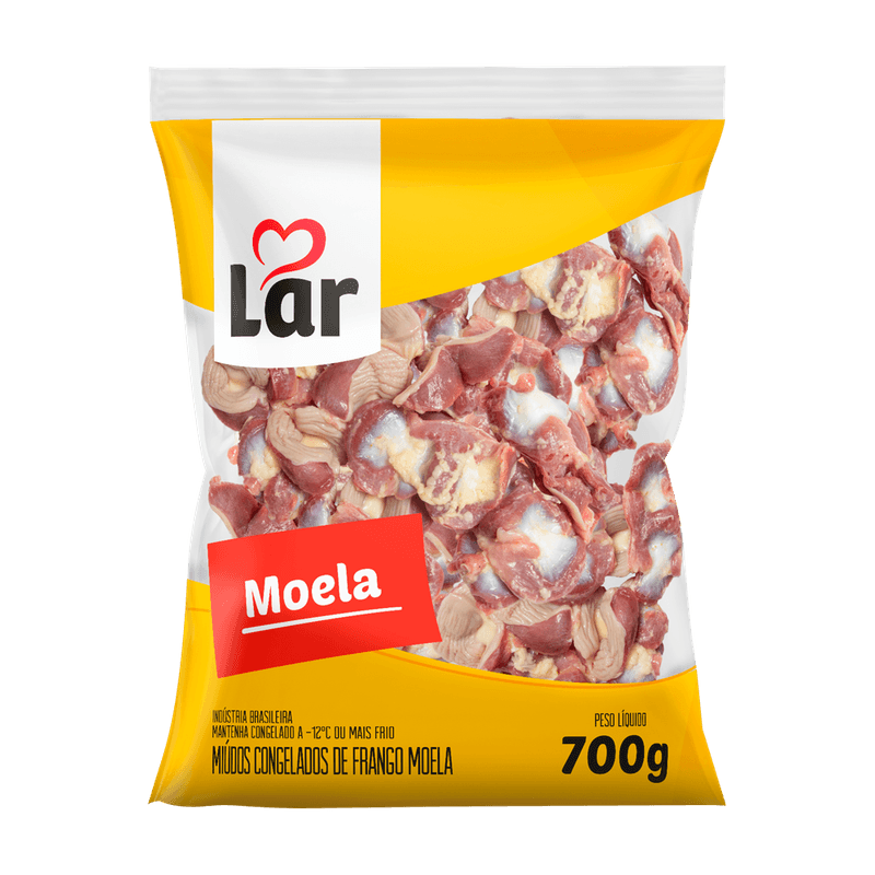Moela de Frango Lar Congelada Pacote 700g