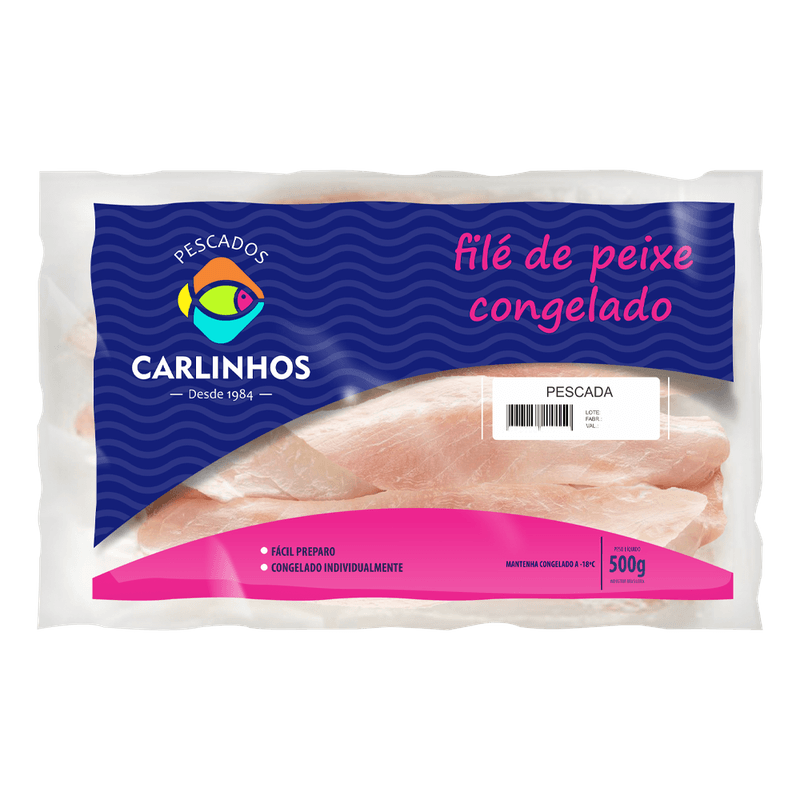 Fil de Pescada Carlinhos Congelado 500g