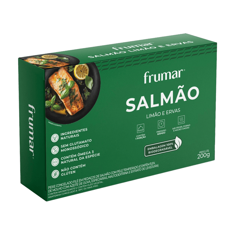 Fil de Salmo Frumar Limo e Ervas Congelado 200g