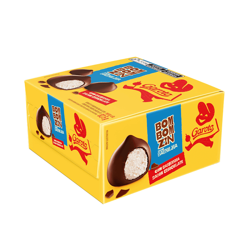 Sorvete Garoto Baunilha Bombomzin 825g