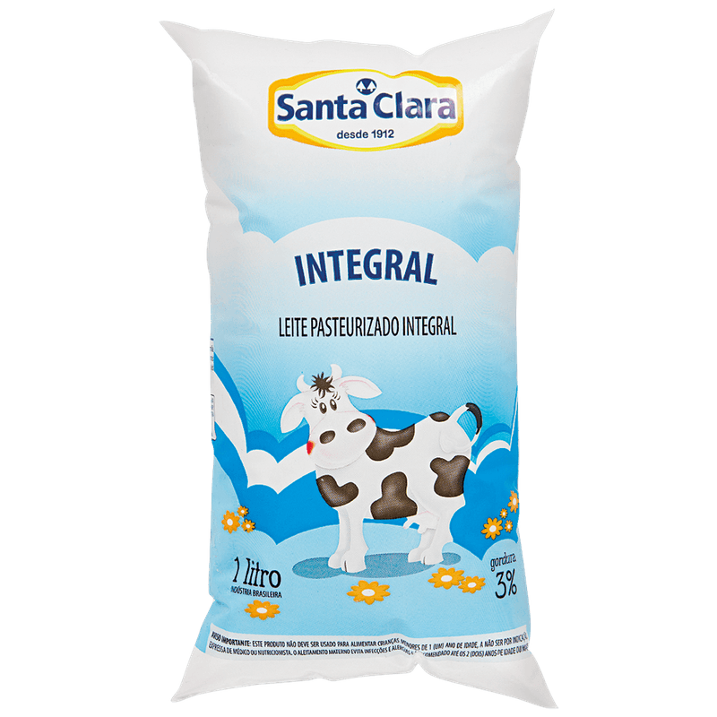 Leite Santa Clara Tipo C Fresco Saco 1L