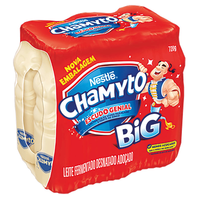Leite Fermentado Chamyto Big 120g Pacote 6X120g