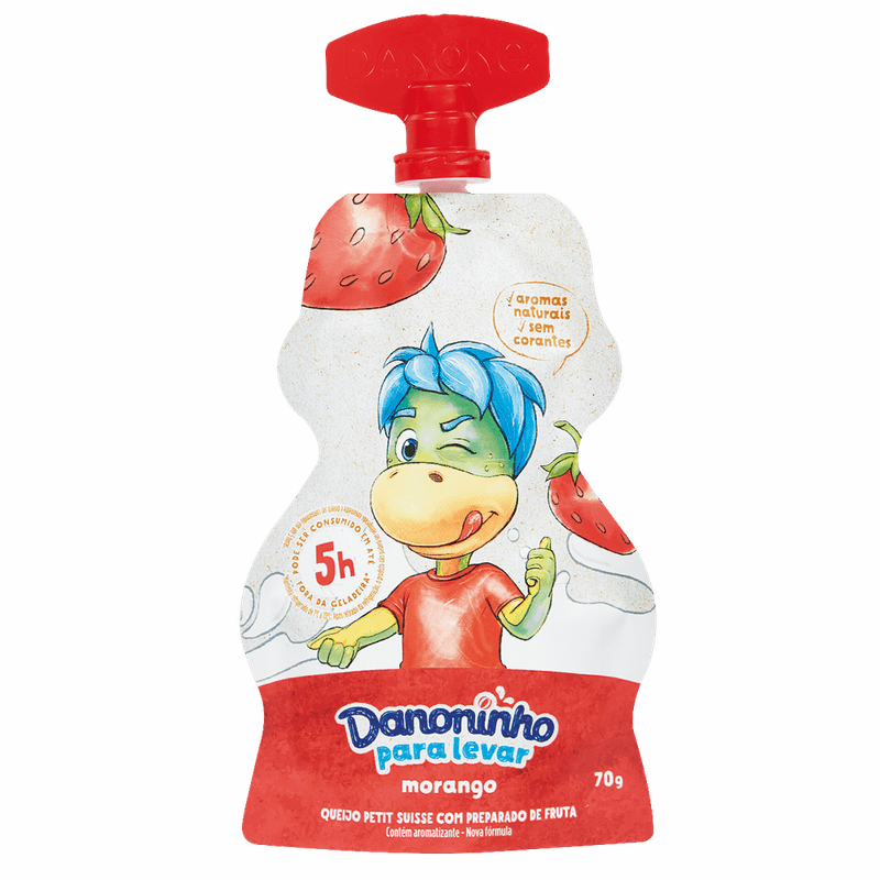 Petitsuisse Danoninho Morango Pouch 70g