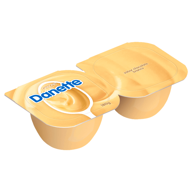 Sobremesa Danette Chocolate Branco Bandeja 180g