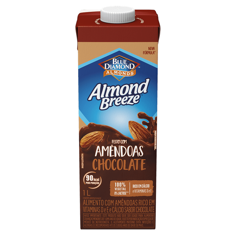 Bebida Base de Amndoas Almond Breeze Chocolate 1L