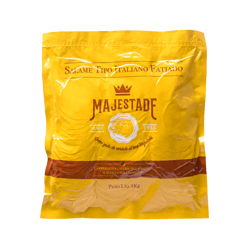 Salame Majestade Italiano Fatiado 1kg