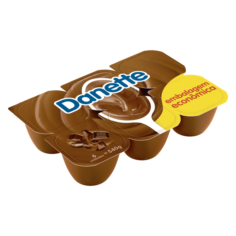 Sobremesa Danette Chocolate Bandeja 540g