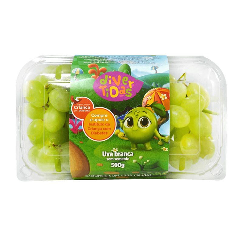 Uva Divertidas Branca sem Semente 500g
