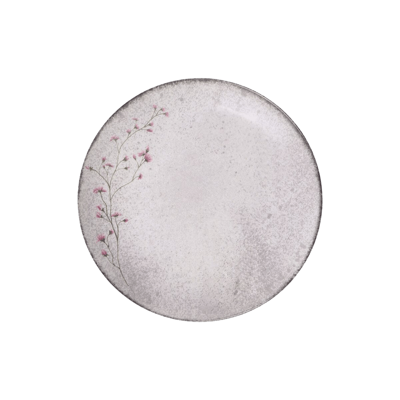 Prato Tramontina Floralis Fundo Porcelana Decorada 21cm Un