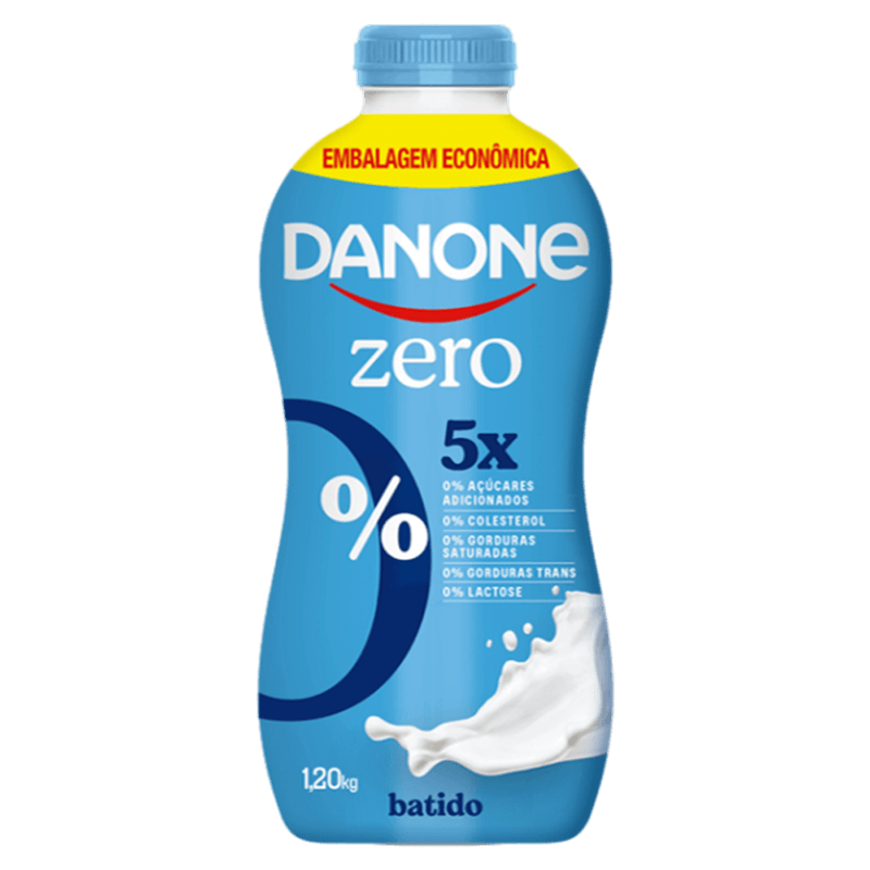 Iogurte Danone Batido Zero Garrafa 120kg