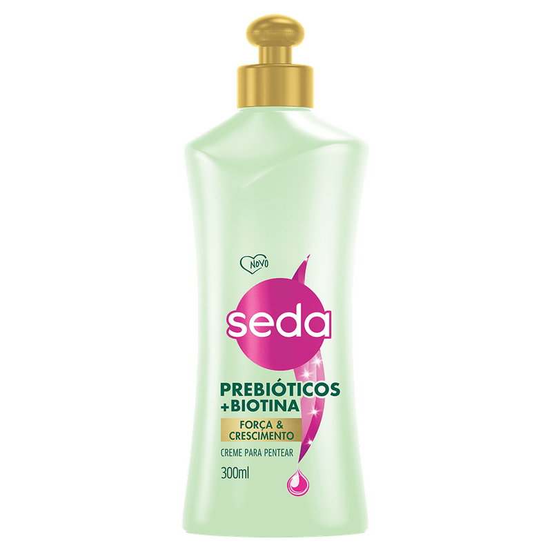Creme para Pentear Seda Prebiticos Biotina 300ml