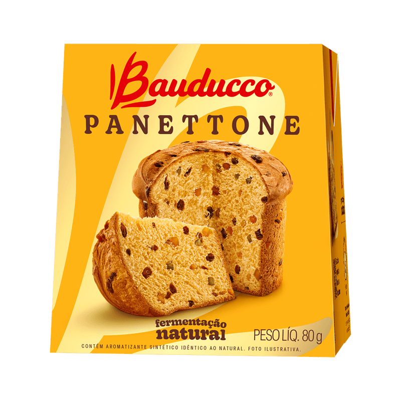 Mni Panetone Bauducco Frutas 80g