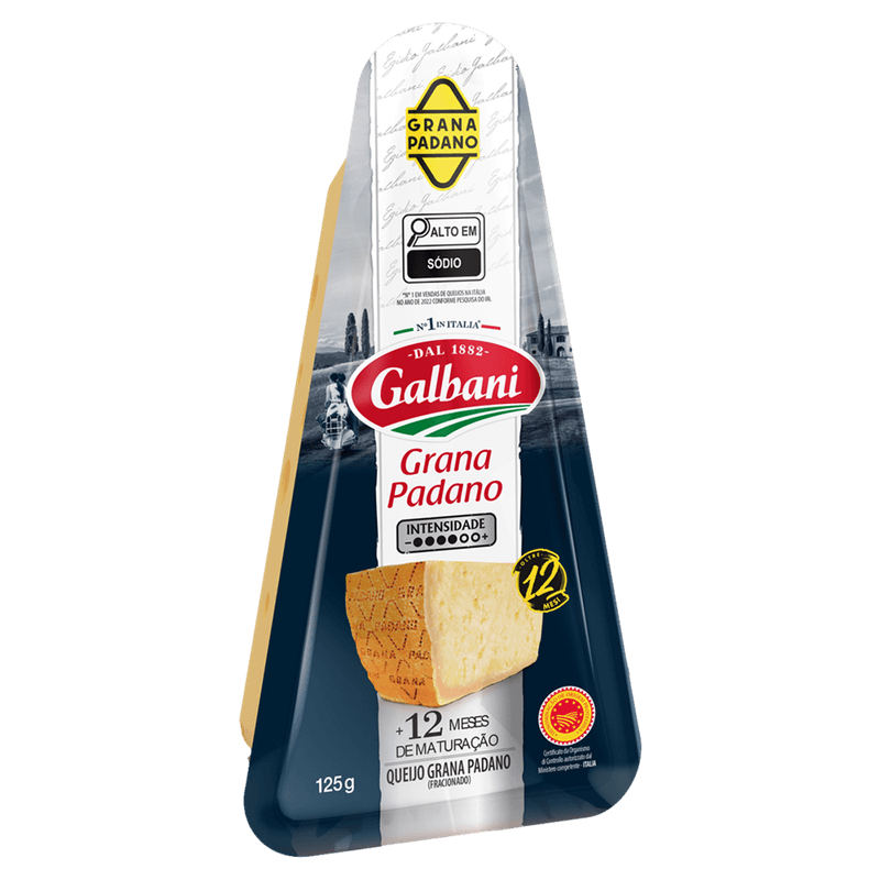 Queijo Galbani Grana Padano 12 Meses de Maturao Fracionado 125g