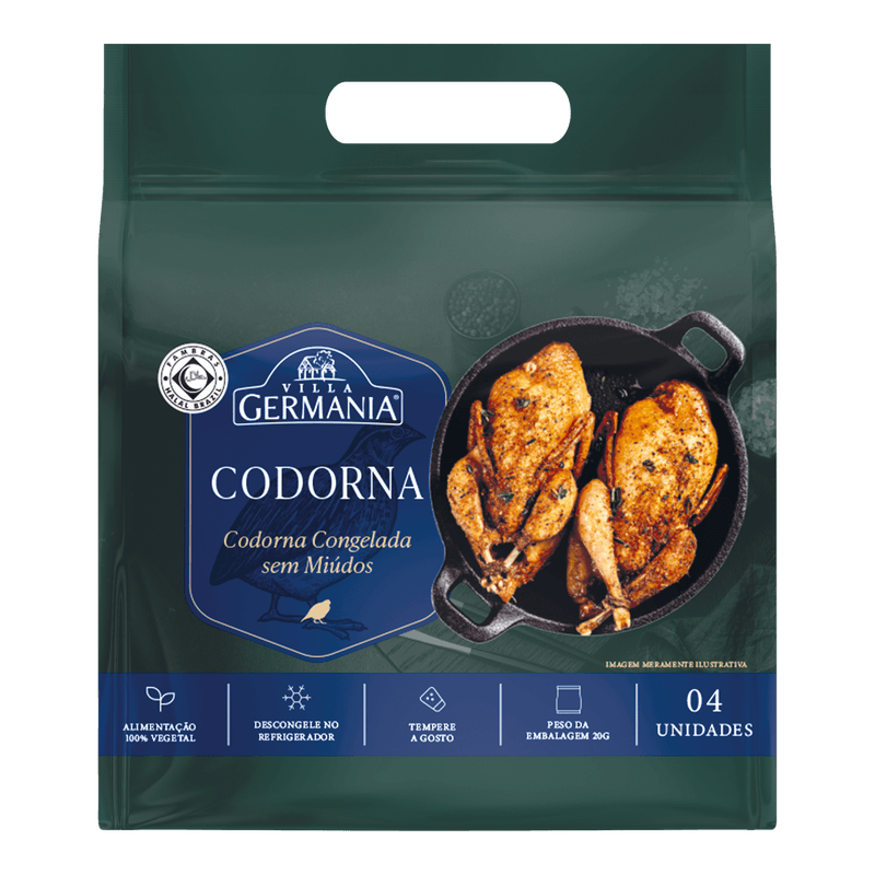 Codorna Germania Congelada 820g