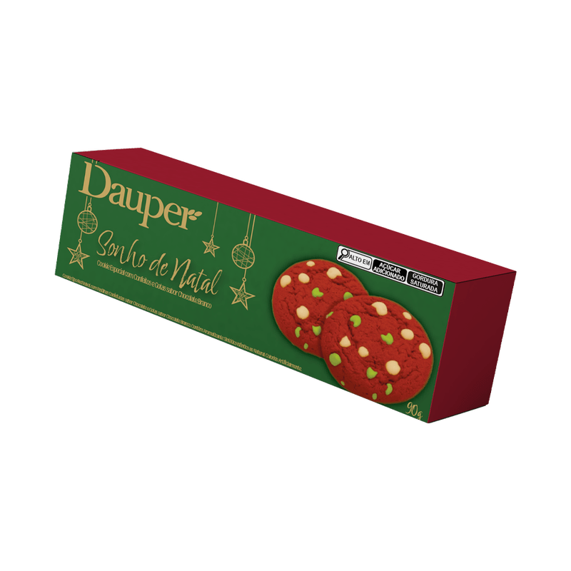 Biscoito Cookies Dauper Sonho de Natal 90g