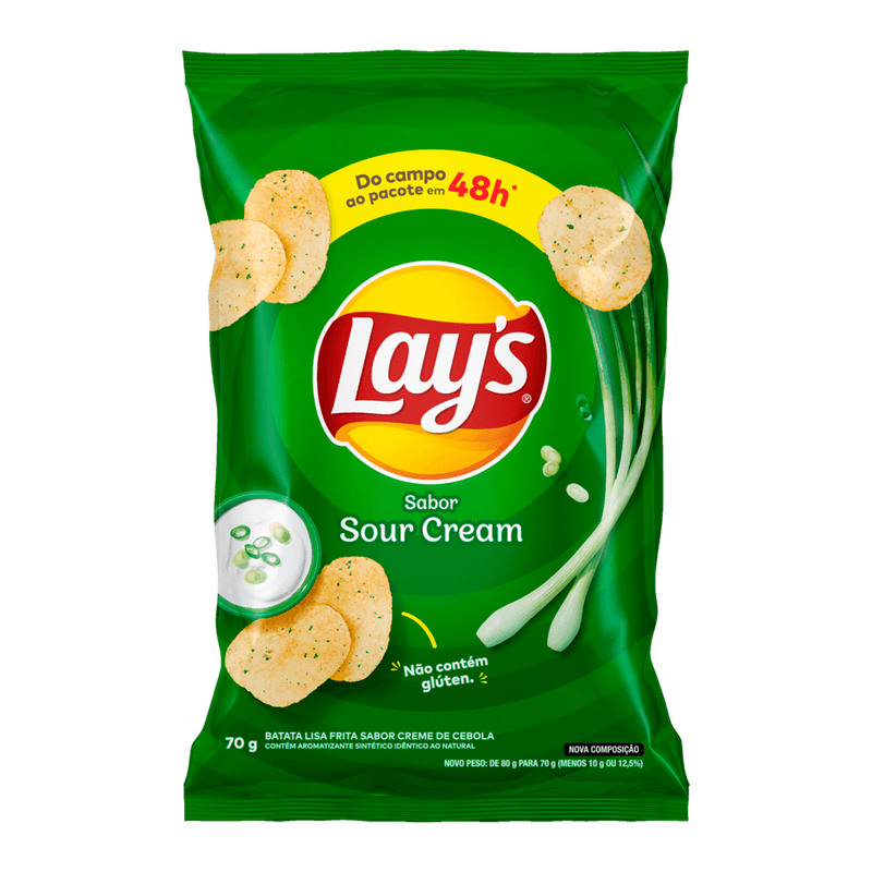 Batata Lays Sour Cream 70g