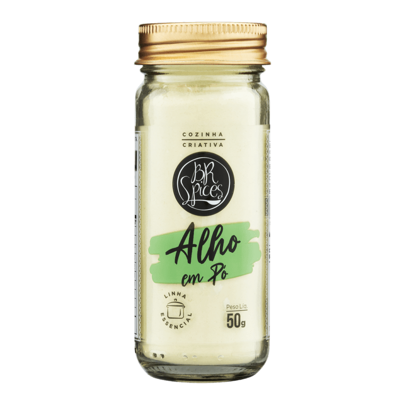 Alho em P BR Spices Essencial Vidro 50g
