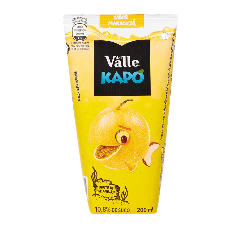 Bebida Kapo Maracuj Adoada 200ml