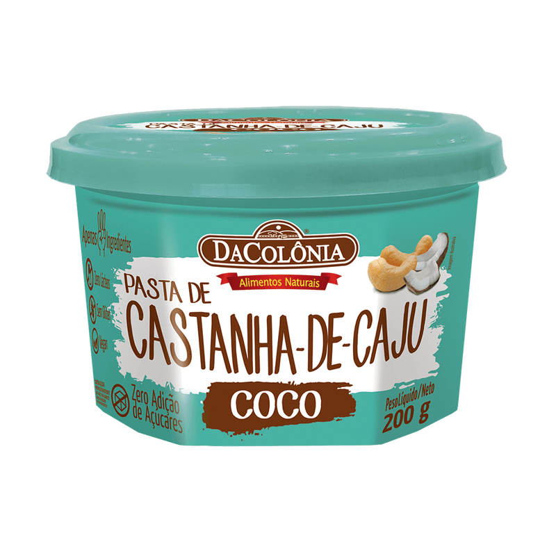 Pasta de Castanha de Caju DaColnia Coco 200g