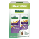 Shampoo e Condicionador Palmolive Lisos Radiantes 350ml