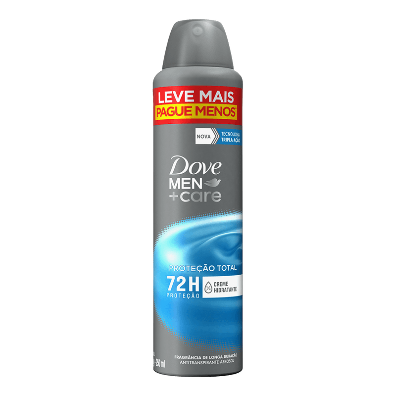 Desodorante Aerossol Dove Proteo Total Masculino 250ml Leve Mais Pague Menos