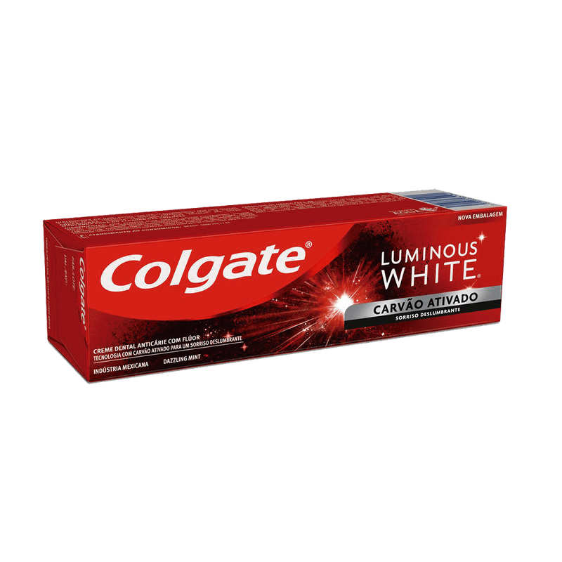 Creme-Dental-Colgate-Luminous-White-Carvo-Ativado-70g