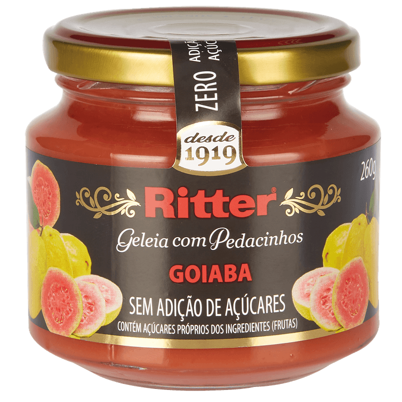 Geleia-Ritter-Zero-Goiaba-Vidro-260g