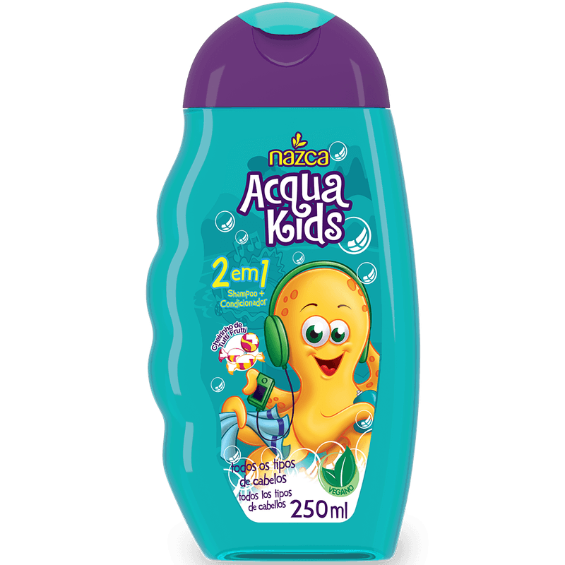 Shampoo-Acqua-Kids-2-em-1-Tutti-Frutti-Vegano-Infantil-250ml