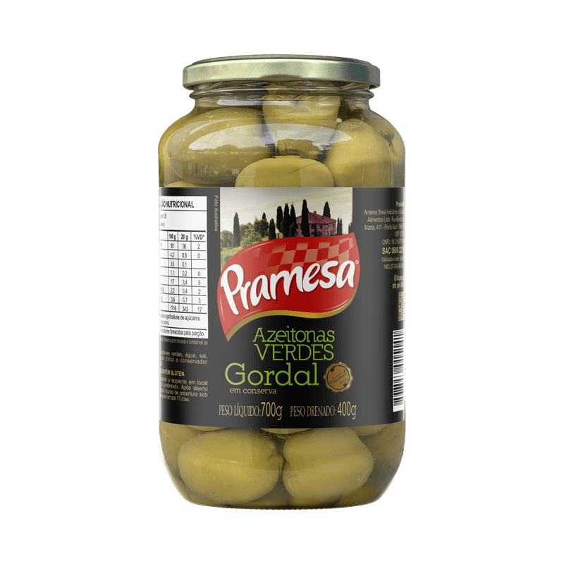 Azeitona-Verde-Pramesa-Gordal-Gourmet-400g