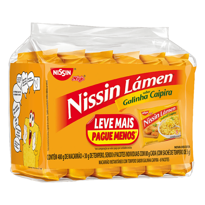 Macarro-Instantneo-Nissin-Miojo-Galinha-Caipira-com-06un-Leve-Mais-Pague-Menos