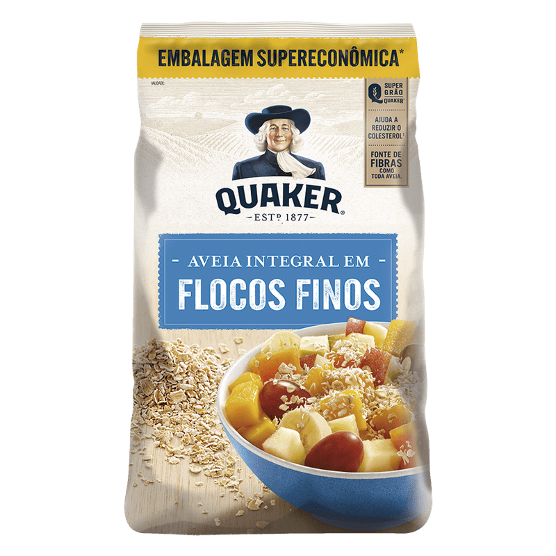 Aveia-Quaker-Flocos-Finos-Integral-750g