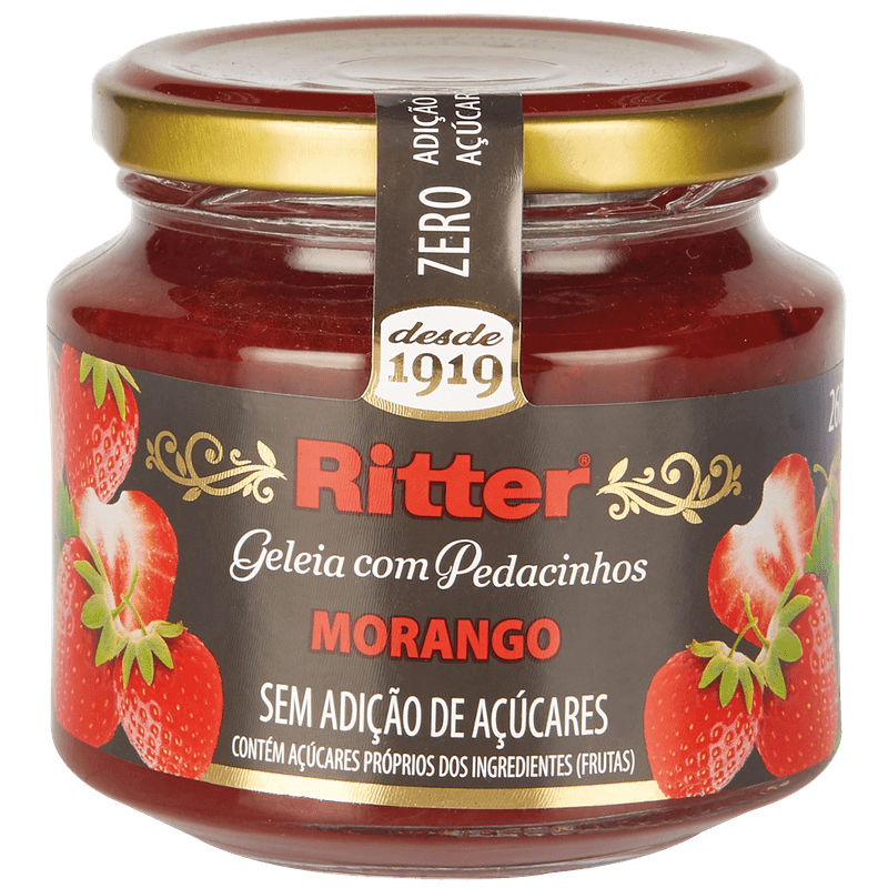 Geleia-Ritter-Zero-Morango-Vidro-260g