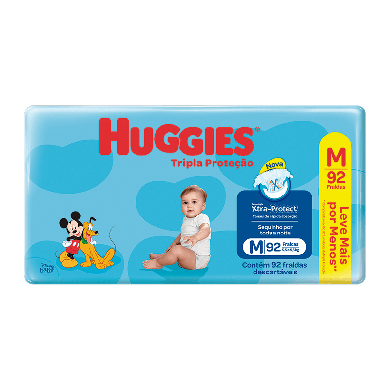 Fralda-Descartvel-Huggies-Tripla-Proteo-Hiper-M-com-92un-Leve-Mais-Pague-Menos
