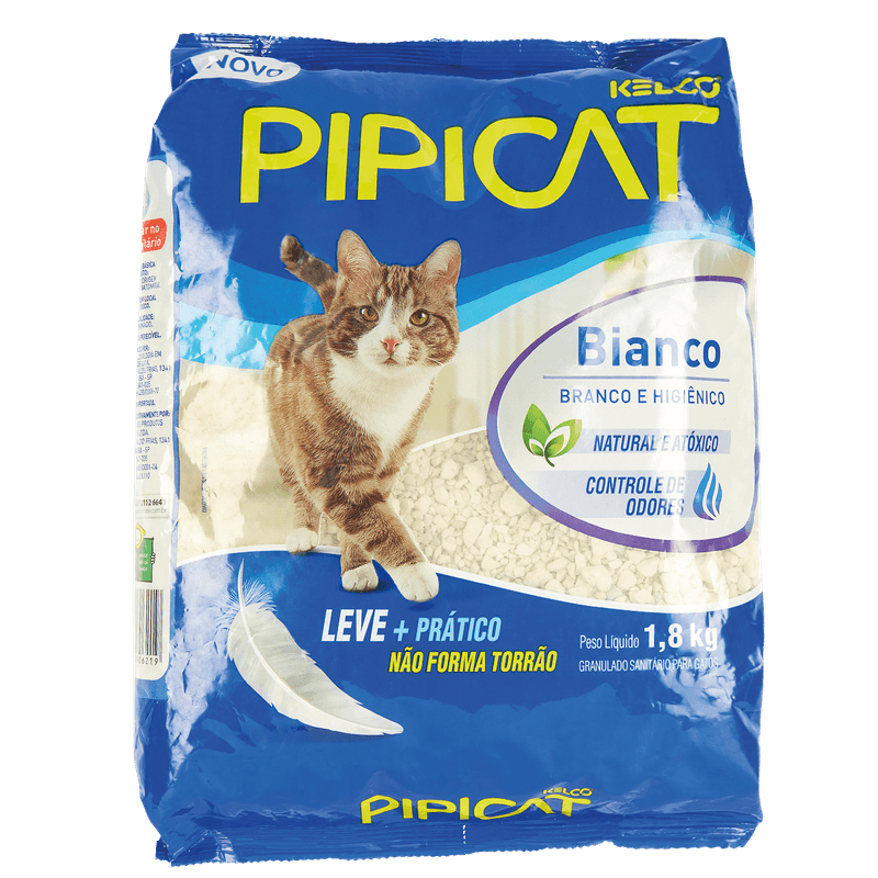 Areia-Higinica-Pipicat-Bianco-18kg
