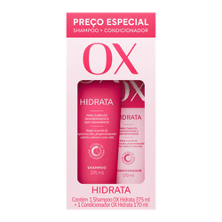 Shampoo e Condicionador Ox Hidrata 375ml/170ml Preço Especial