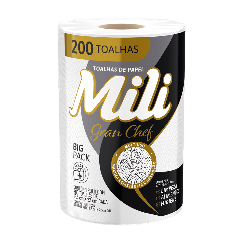 Toalha-de-Papel-Mili-Grand-Chef-com-200-Folhas