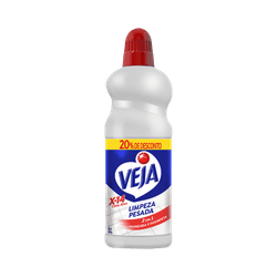 Limpador Veja Limpeza Pesada Cloro Ativo 1L 20% de Desconto