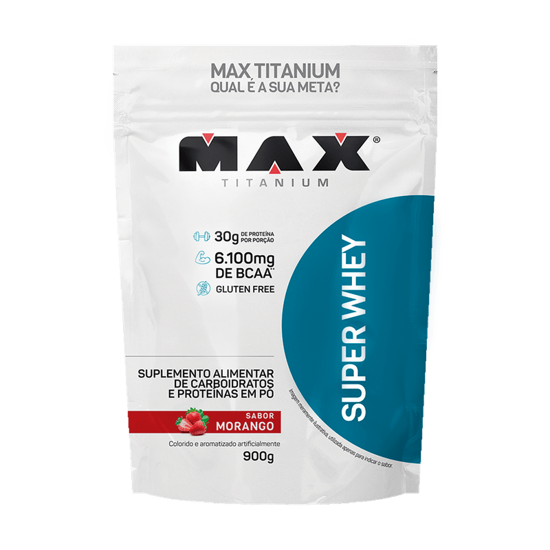 Suplemento-Alimentar-Max-Titanium-Super-Whey-Morango-900g