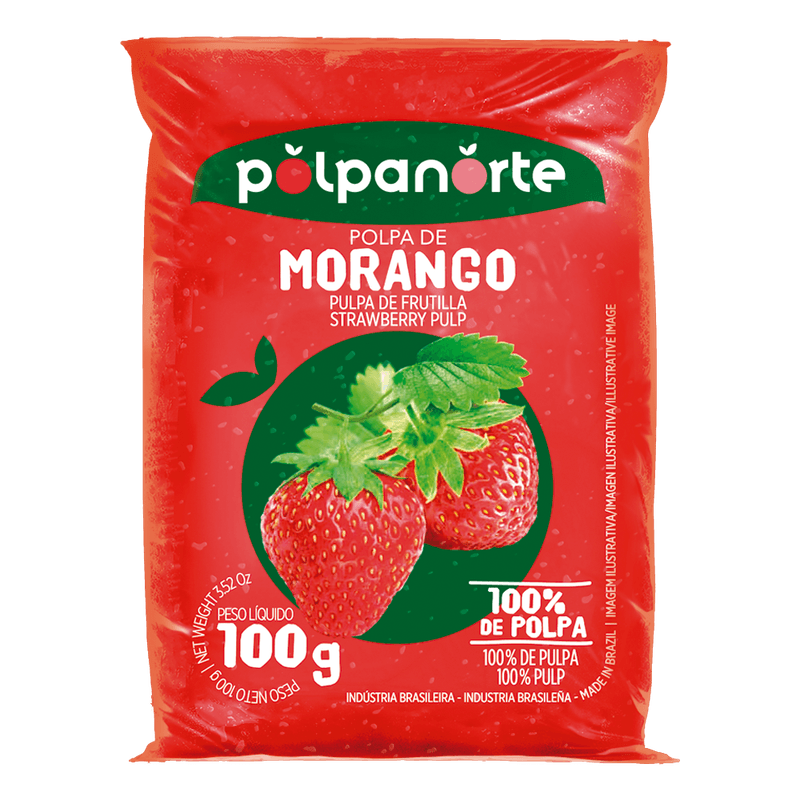 Polpa-Polpanorte-Morango-Congelada-100g