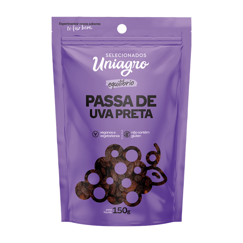 Uvapassa-Uniagro-Preta-Pouch-150g